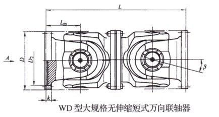 WD型大规格无伸缩短式万向联轴器