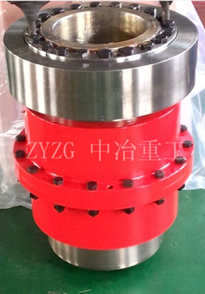 Non-standard drum shaped gear coupling (with bulging sleeve)